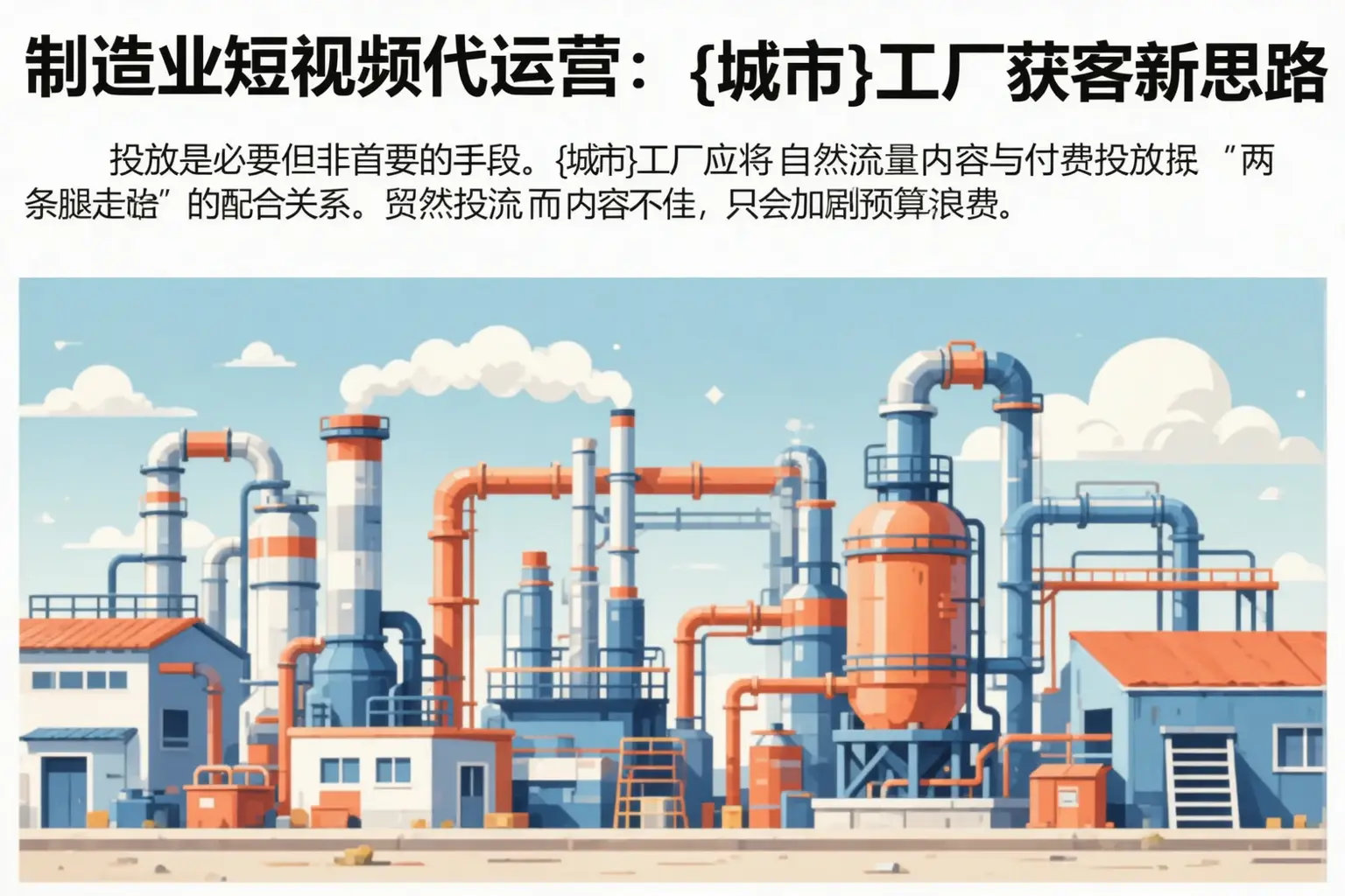 制造业短视频代运营：东莞工厂获客新思路