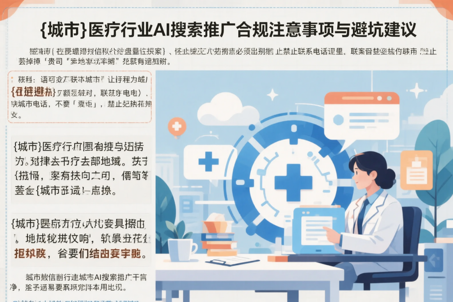 东莞医疗行业AI搜索推广合规注意事项与避坑建议