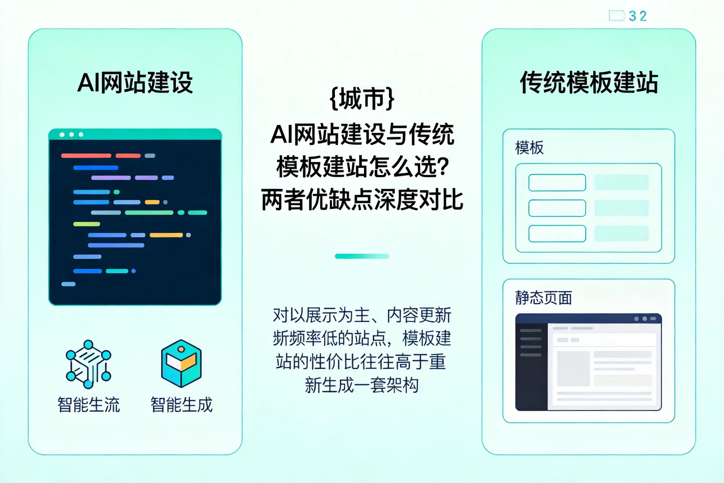 东莞AI网站建设与传统模板建站怎么选？两者优缺点深度对比