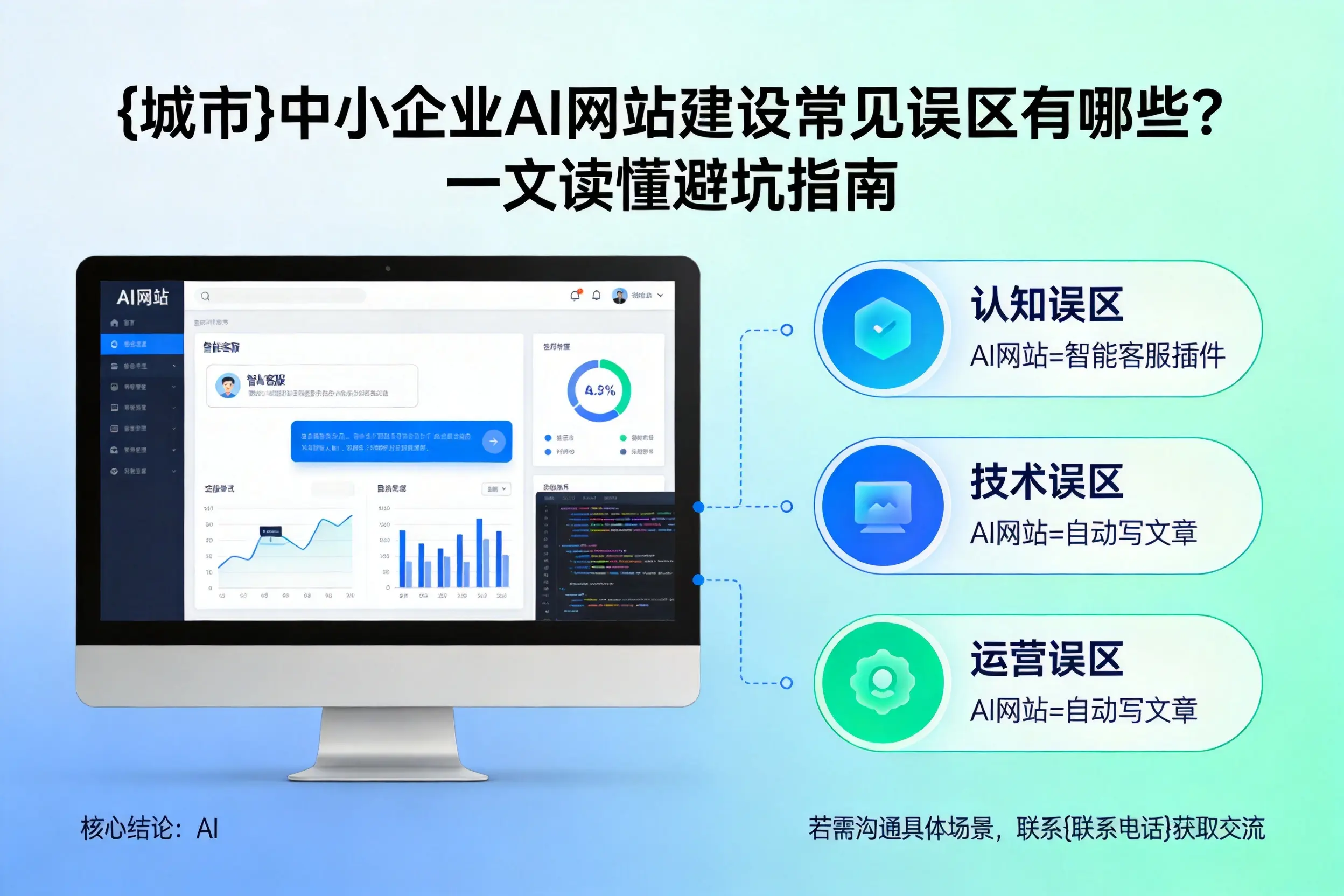 东莞中小企业AI网站建设常见误区有哪些？一文读懂避坑指南