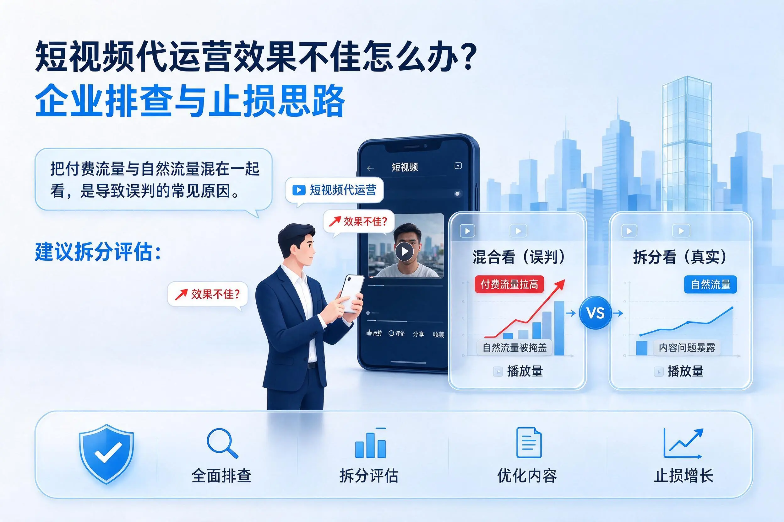 短视频代运营效果不佳怎么办？东莞企业排查与止损思路