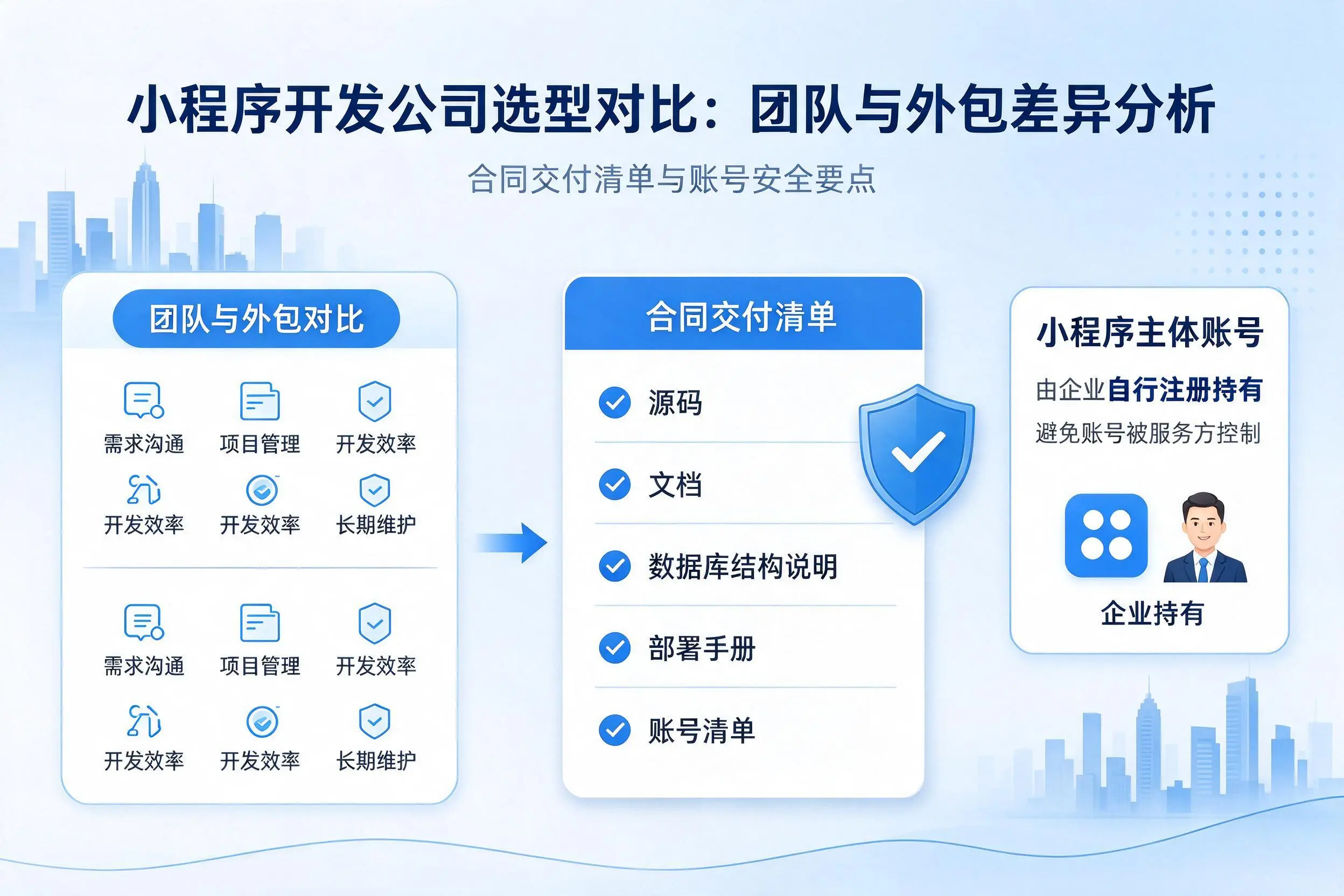 东莞小程序开发公司选型对比：团队与外包差异分析