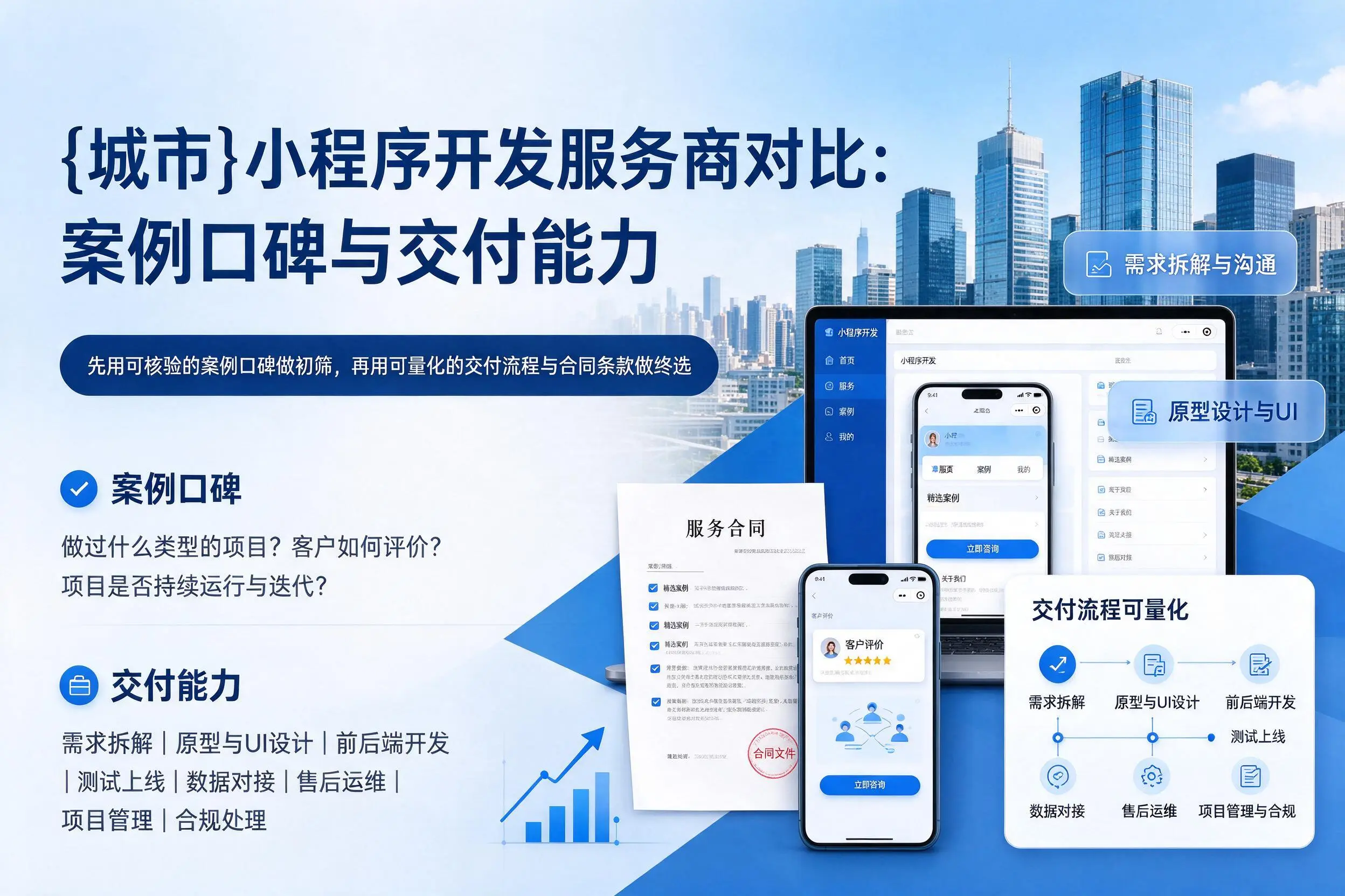 东莞小程序开发服务商对比：案例口碑与交付能力