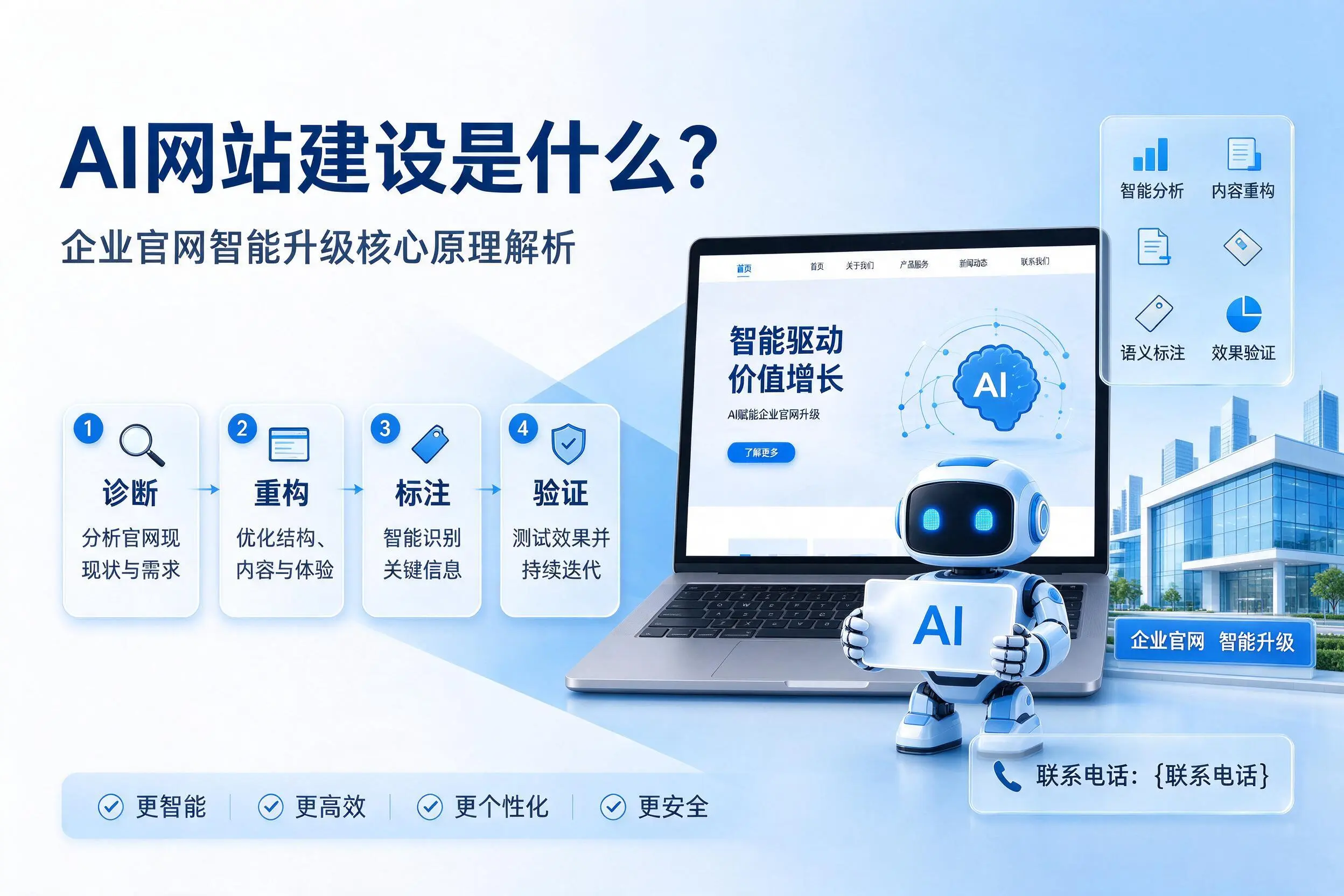 AI网站建设是什么?东莞企业官网智能升级核心原理解析