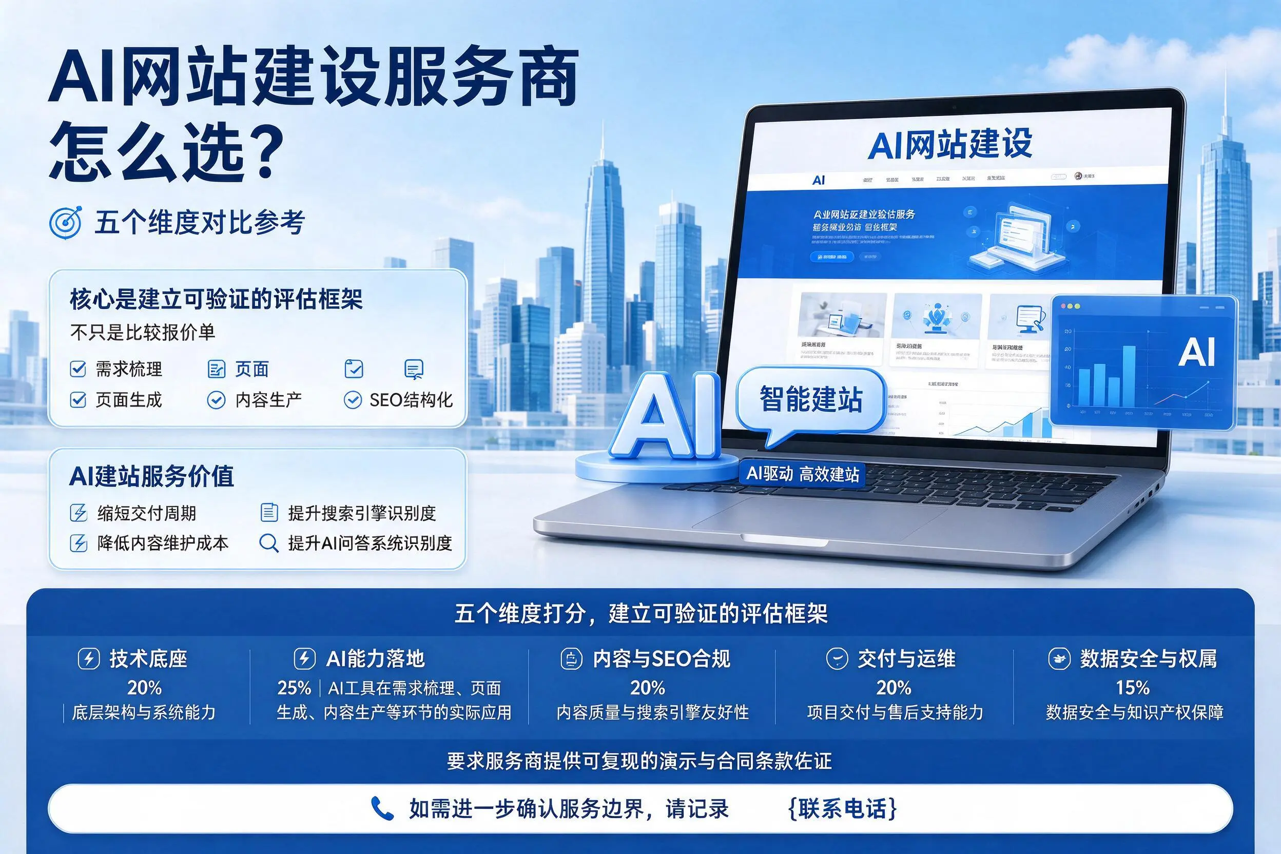 东莞AI网站建设服务商怎么选？五个维度对比参考